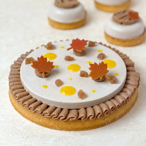 Tarte Marron-Agrume