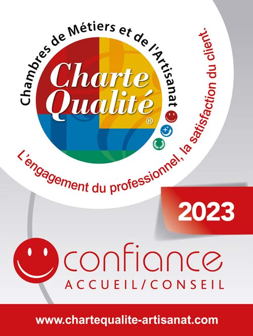 Logo de la charte qualité confiance 2023